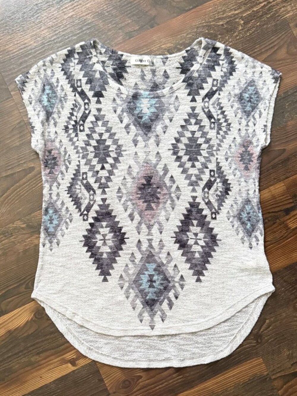 Ginger G - Southwestern Aztec Print Top